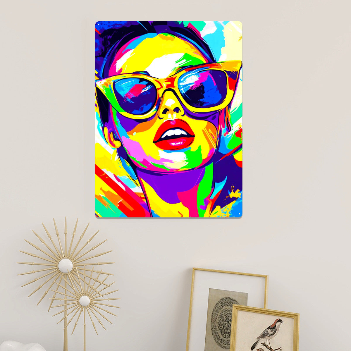 QUORIX AI X FK - Pop Culture Vibes – Tin Sign Art