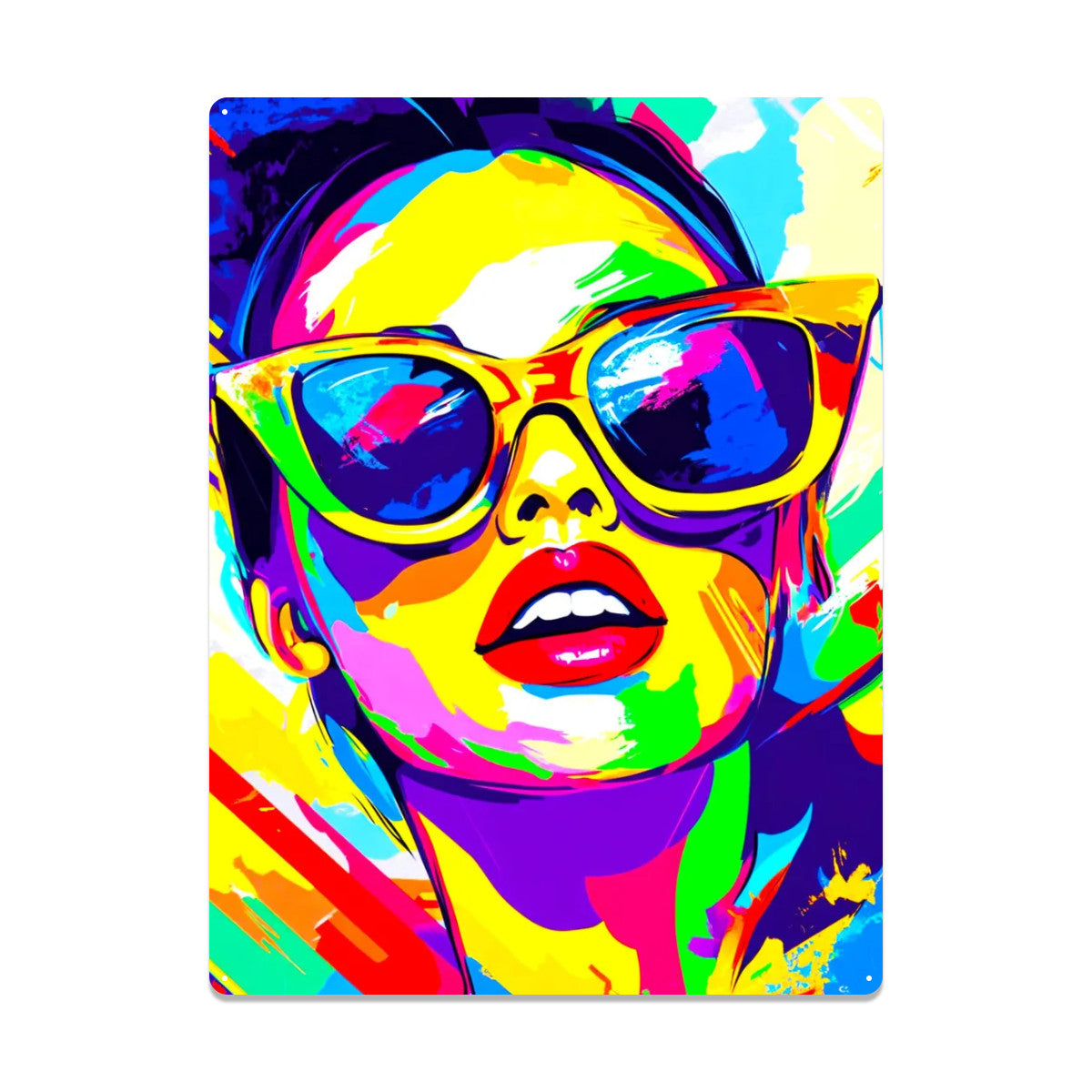 QUORIX AI X FK - Pop Culture Vibes – Tin Sign Art