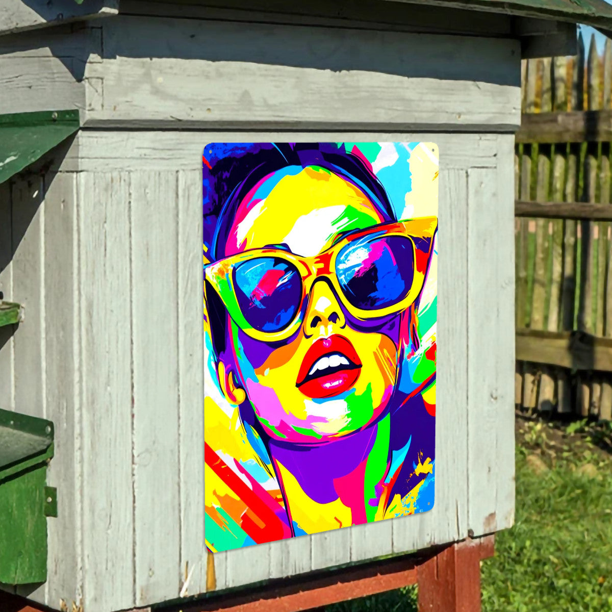 QUORIX AI X FK - Pop Culture Vibes – Tin Sign Art