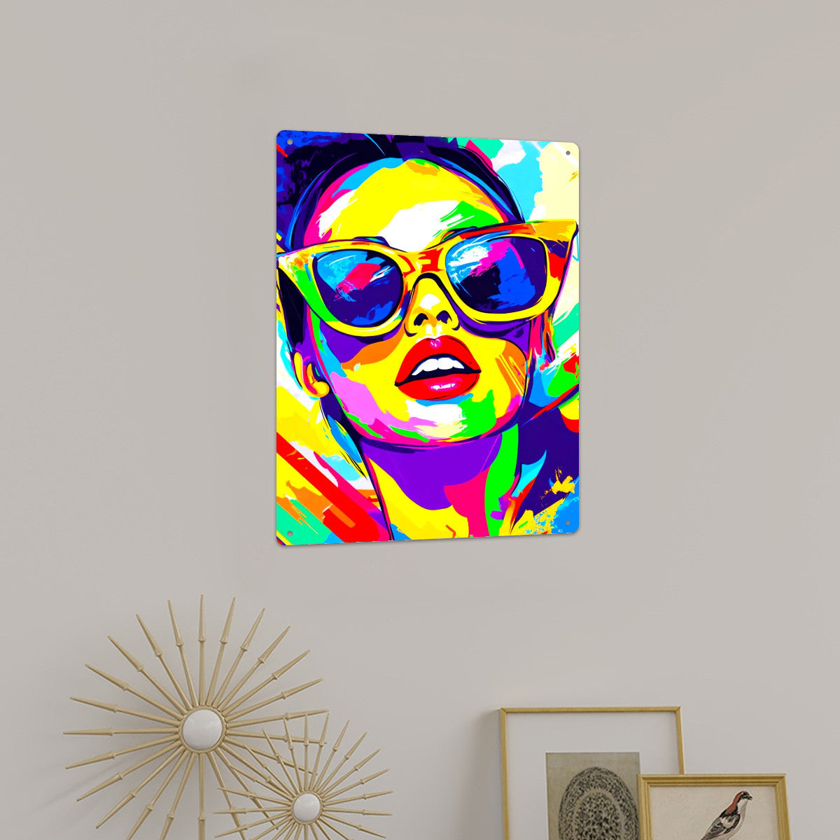QUORIX AI X FK - Pop Culture Vibes – Tin Sign Art